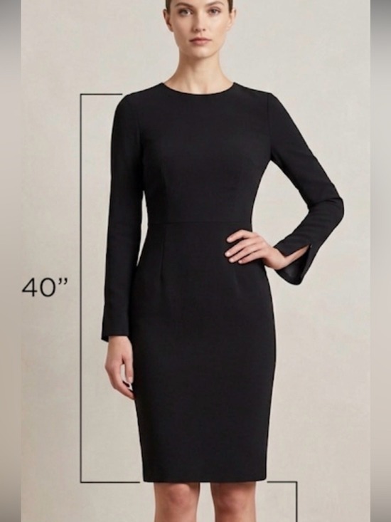 Saks Fifth Avenue Dresses & Skirts - Saks Fifth Avenue Black Long-Sleeve Dress – Size 0